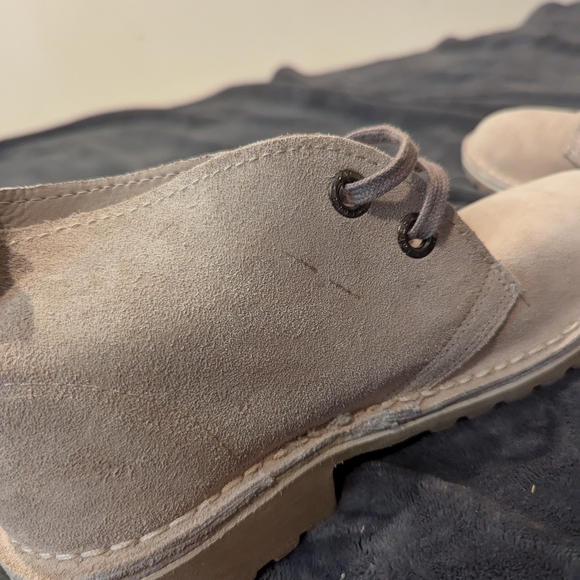 Men's Gray Suede Shoes - Picture 6 of 9